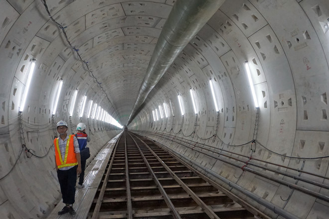 Hầm metro đầu tiên ở Sài Gòn hoàn thành sớm hơn 1 tháng